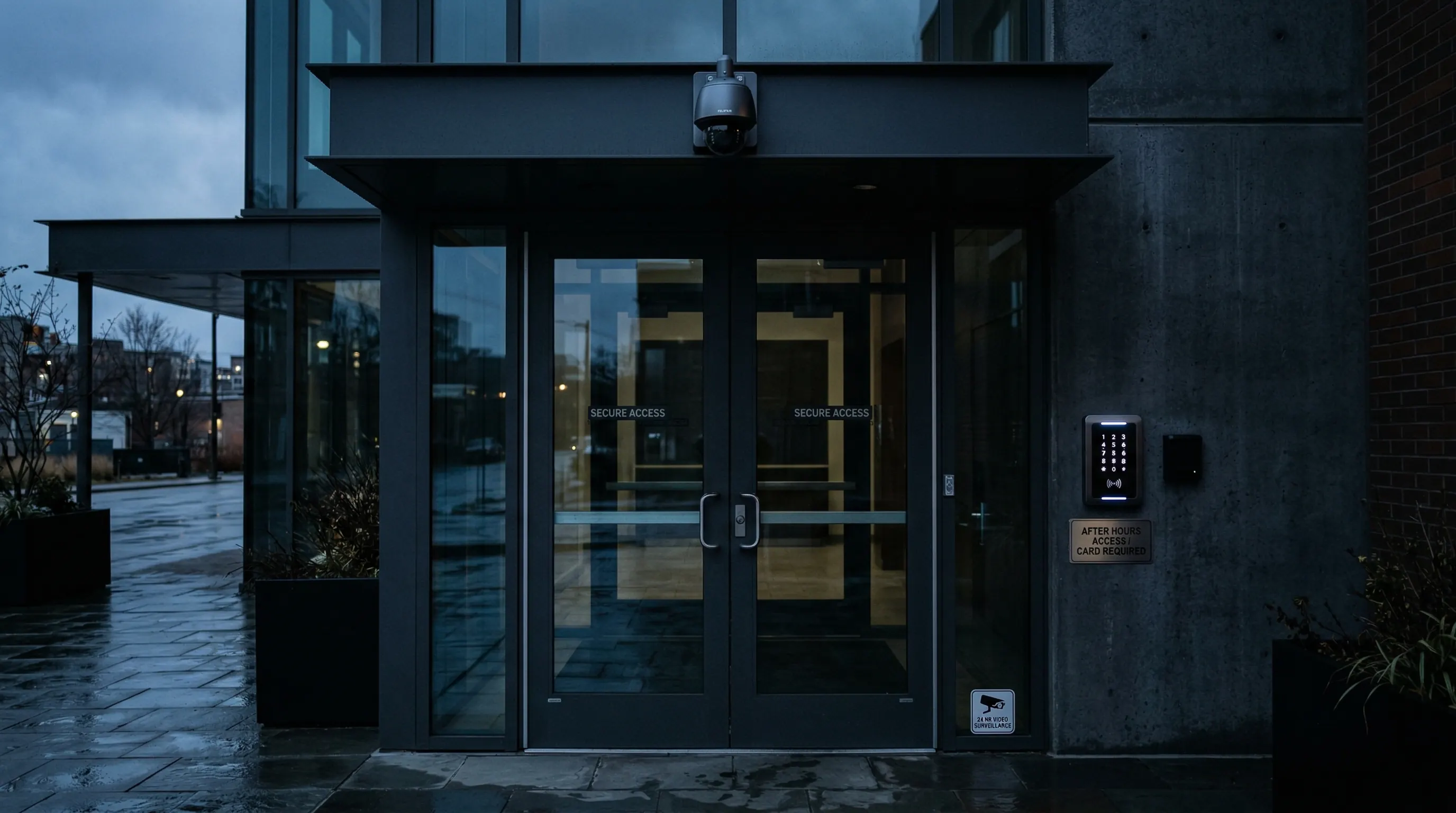 Building security entrance